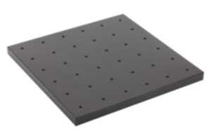 Baseplates aluminum with tapped holes Baseplates aluminum with tapped holes