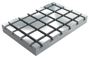 Baseplates, gray cast iron with T-slots