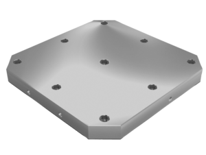 Subplates, gray cast iron with pre-machined clamping faces