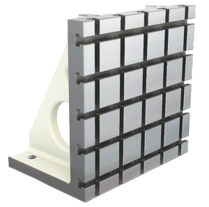 Angle plates, gray cast iron, wide with T-slots