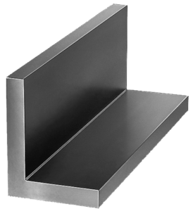 L-profiles unequal gray cast iron or aluminum