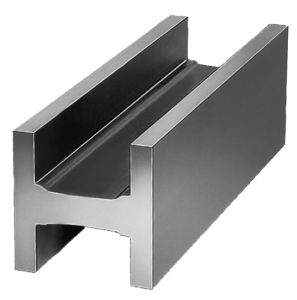 H-profiles gray cast iron or aluminum