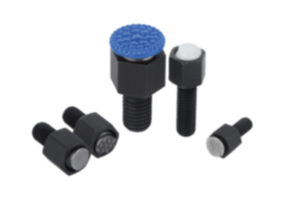 Self-aligning pads adjustable with O-ring Self-aligning pads adjustable with O-ring