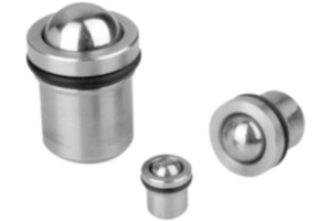 Spring Plungers, push fit, with O-Ring Seal Spring Plungers, push fit, with O-Ring Seal