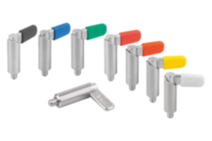 Cam-action indexing plungers stainless steel  Cam-action indexing plungers stainless steel