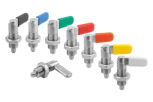 Cam-action indexing plungers stainless steel  Cam-action indexing plungers stainless steel