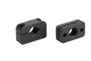 Mounting brackets, aluminum, for standard and cam-action indexing plungers Mounting brackets, aluminum, for standard and cam-action indexing plungers