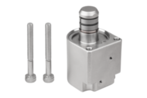 Centering clamp stainless steel, pneumatic Centering clamp stainless steel, pneumatic