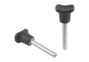 Locking pins with magnetic axial lock, inch