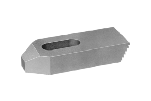 Clamp straps stepped-heel, steel or aluminum Clamp straps stepped-heel, steel or aluminum