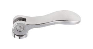 Cam levers, stainless steel, with internal thread; thrust washer entirely stainless steel, inch