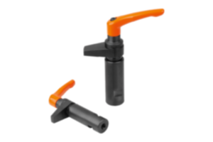 Hook clamp with collar and adjustable handles with clamping force intensifier