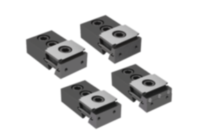 Wedge clamps with fixed jaw Wedge clamps with fixed jaw