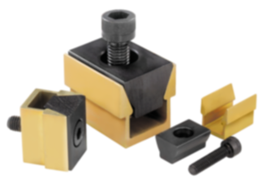 Wedge clamps with aluminum channel Wedge clamps with aluminum channel