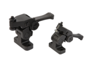 Swivel hold-down clamp mini, with cam lever