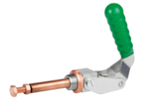 Toggle clamps with push rod push-pull operation, for bracket mounting Toggle clamps with push rod push-pull operation, for bracket mounting