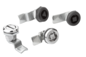 Cuartos de vuelta compactos, diámetro de la carcasa 20 mm Cuartos de vuelta compactos, diámetro de la carcasa 20 mm