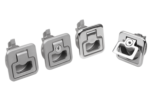 Snap locks stainless steel with grip, fold-down Snap locks stainless steel with grip, fold-down