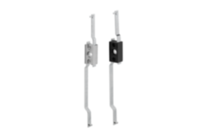 Bar locks zinc or plastic for flat bars Bar locks zinc or plastic for flat bars