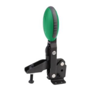 Vertical Toggle Clamps with flat foot and adjustable clamping spindle Vertical Toggle Clamps with flat foot and adjustable clamping spindle