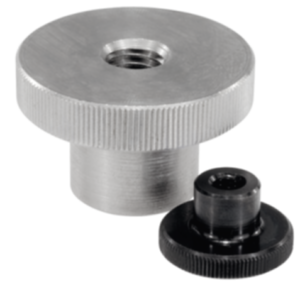 Knurled nuts high style steel and stainless steel, DIN 466
