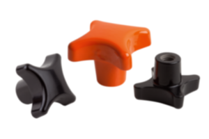 Palm grips plastic coated gray cast iron, DIN 6335 Palm grips plastic coated gray cast iron, DIN 6335