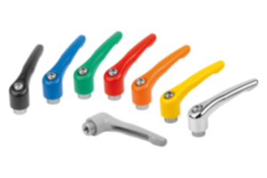 Adjustable handles internal thread, steel parts stainless steel, inch 