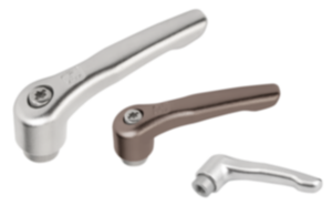 Adjustable handles, electropolished or abrasive blasted stainless steel, with internal thread, threaded insert stainless steel - inch Adjustable handles, electropolished or abrasive blasted stainless steel, with internal thread, threaded insert stainless steel - inch