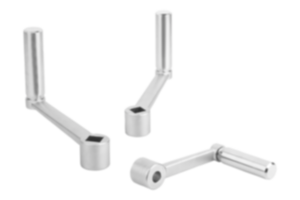 Crank handles stainless steel cylindrical revolving grip Crank handles stainless steel cylindrical revolving grip