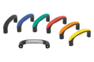 Pull handles, plastic with soft grip - inch Pull handles, plastic with soft grip - inch