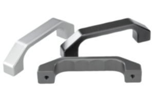 Pull handles, aluminum, slanted both sides Pull handles, aluminum, slanted both sides