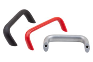 Pull handle, oval aluminum, oblique Pull handle, oval aluminum, oblique