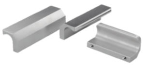 Ledge handles, stainless steel  Ledge handles, stainless steel