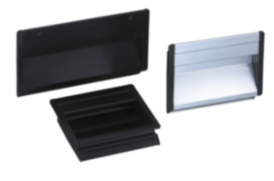 Recessed handles, aluminum Recessed handles, aluminum