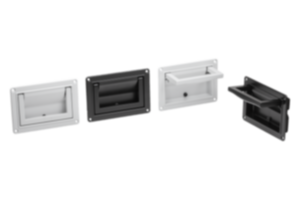 Recessed handle, aluminum, fold-down Recessed handle, aluminum, fold-down