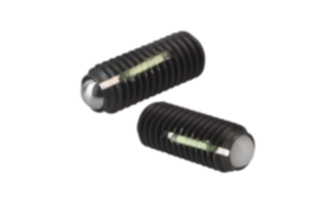 Tornillos de presión esféricos sin cabeza y con bola completa, con seguro roscado Tornillos de presión esféricos sin cabeza y con bola completa, con seguro roscado