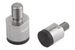 Imanes con vástago roscado (imanes de barra) de NdFeB, superficie de adherencia engomada Imanes con vástago roscado (imanes de barra) de NdFeB, superficie de adherencia engomada