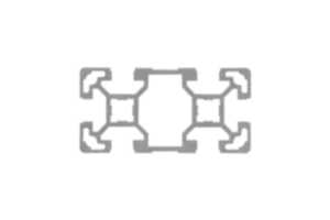 Aluminum profiles 40x80 light Type B Aluminum profiles 40x80 light Type B