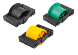 Plastic roller elements for roller rails Plastic roller elements for roller rails