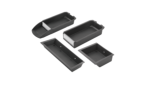 Contenedores de agarre de plástico para ranura de perfil tipo I, ranura de perfil tipo B y perfil de suspensión Contenedores de agarre de plástico para ranura de perfil tipo I, ranura de perfil tipo B y perfil de suspensión