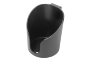 Portavaso de plástico antiestático para perfiles de aluminio, cerrado Portavaso de plástico antiestático para perfiles de aluminio, cerrado