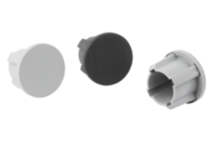 End caps Ø30 for profile tubes type I End caps Ø30 for profile tubes type I