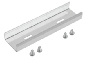 Butt connector, steel, for roller tracks, steel Butt connector, steel, for roller tracks, steel