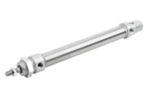 Pneumatic round cylinders DIN ISO 6432, double-acting with magnetic piston Pneumatic round cylinders DIN ISO 6432, double-acting with magnetic piston