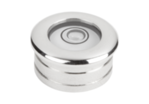 Niveles de burbuja circulares con casquillo en el borde Niveles de burbuja circulares con casquillo en el borde