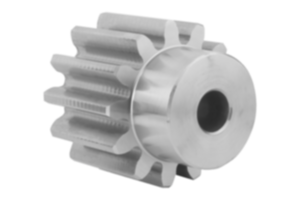 Spur gears stainless steel, module 4 toothing milled, straight teeth, engagement angle 20° Spur gears stainless steel, module 4 toothing milled, straight teeth, engagement angle 20°