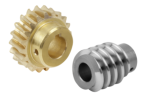 Worm gears, right-hand center distance 25 mm