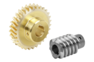 Worm gears, right-hand center distance 33 mm
