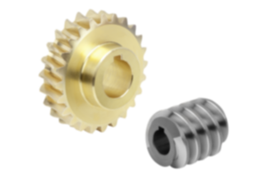 Worm gears, right-hand center distance 50 mm