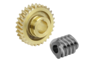 Worm gears, right-hand center distance 53 mm